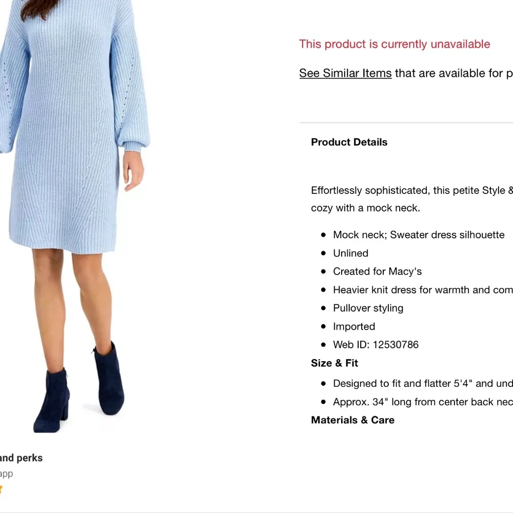 Sweater Dress - Picture 2 of 2